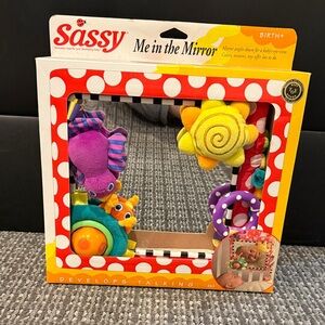 Sassy Me in the Mirror Toy - Red, Yellow, Purple. Birth +